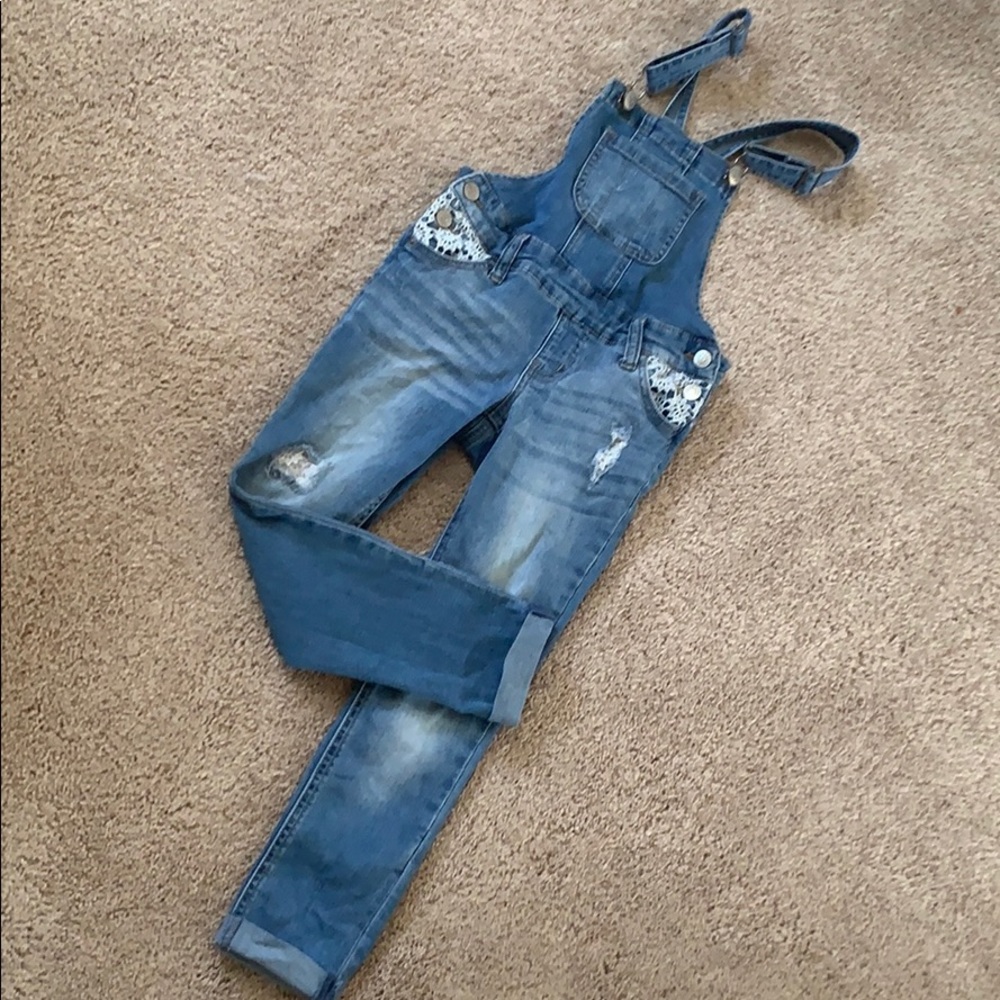 Girls size 6 overalls